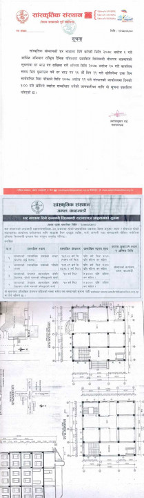 फ्ल्याट भाडामा दिने सम्बन्धी सूचना